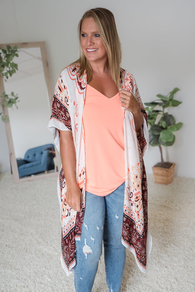 Heading Downtown Kimono