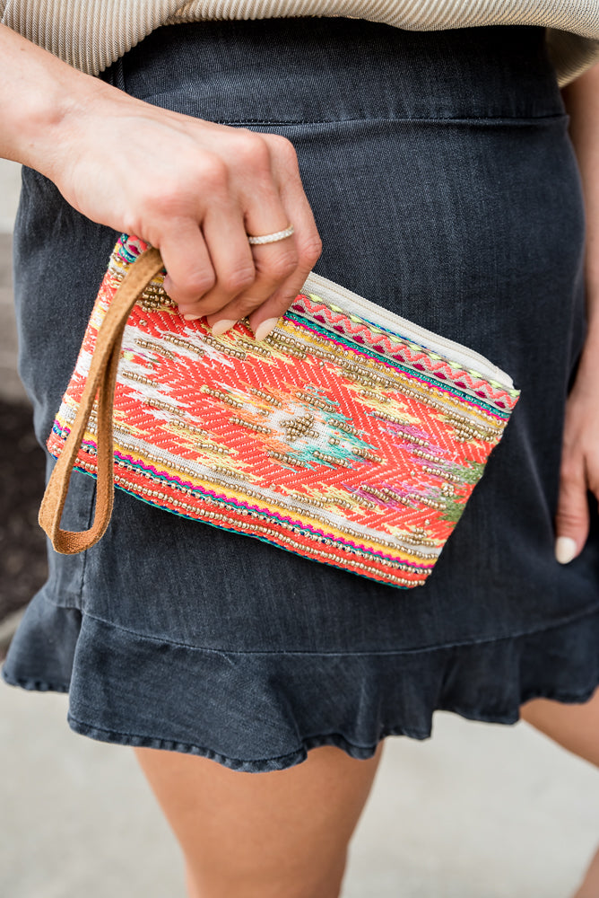 Bright and Early Wristlet