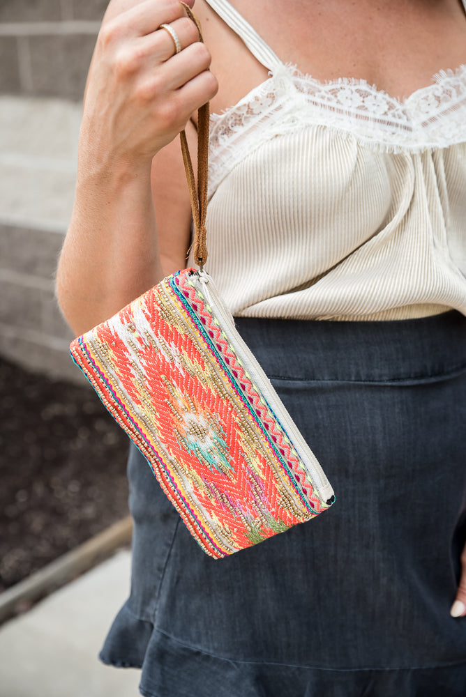 Bright and Early Wristlet