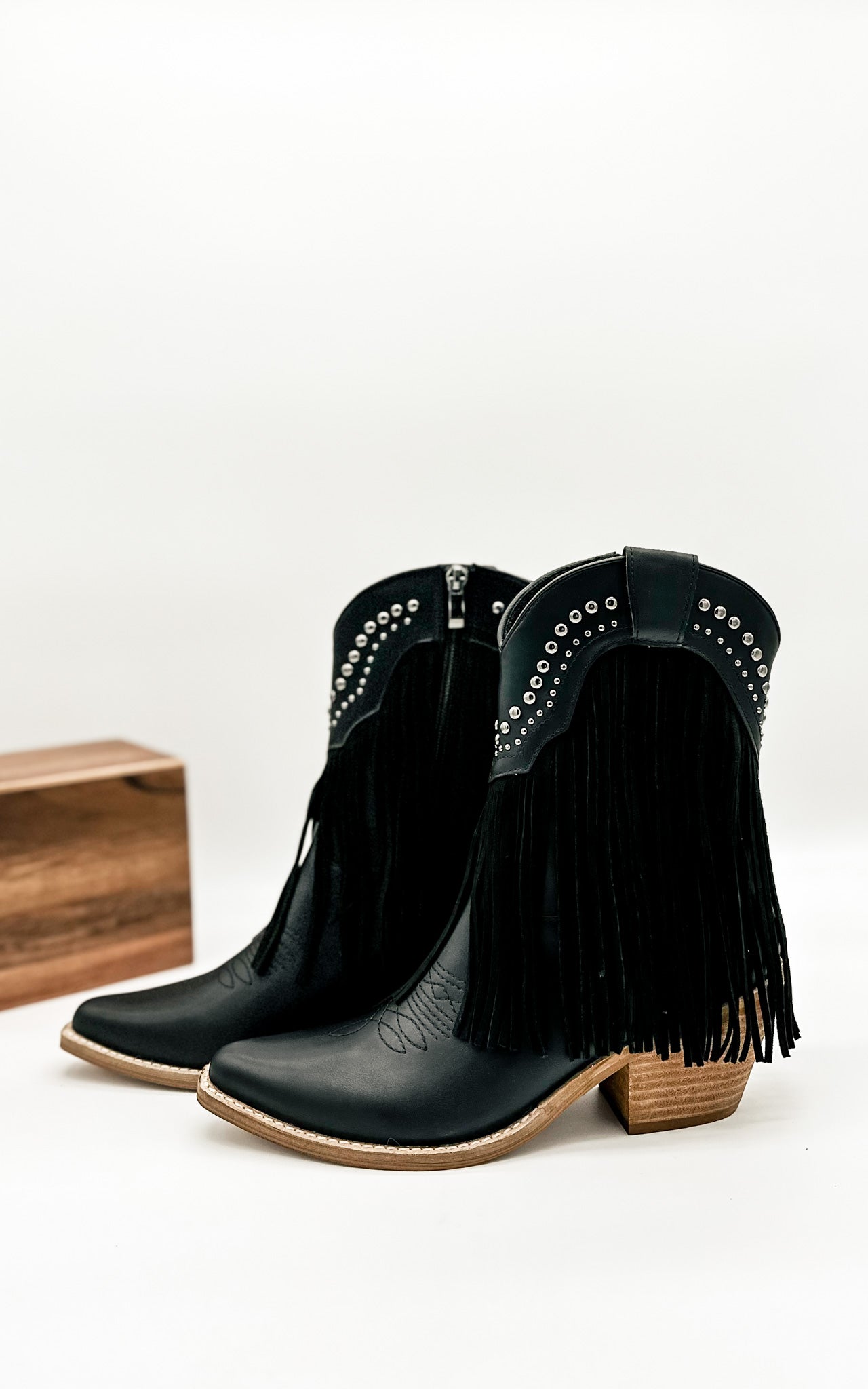 Beast Adela Fringe Boot in Black