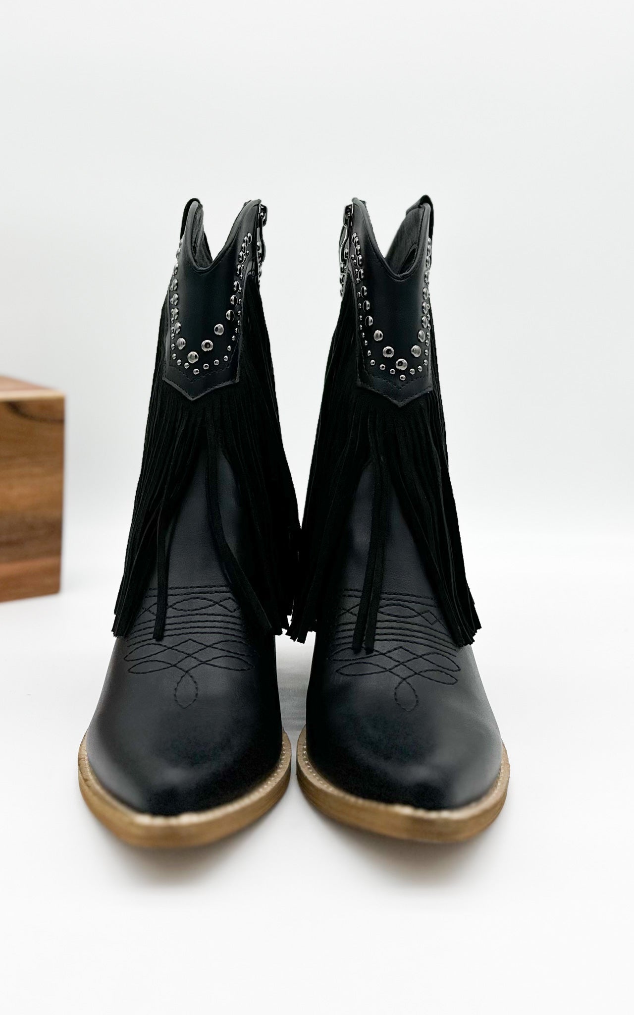 Beast Adela Fringe Boot in Black