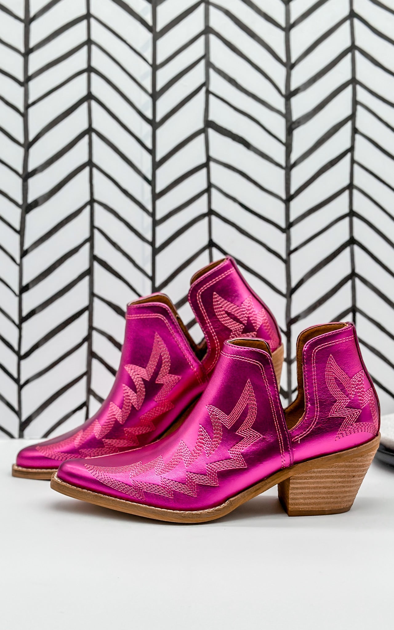 Beast Adela Bootie in Fuchsia