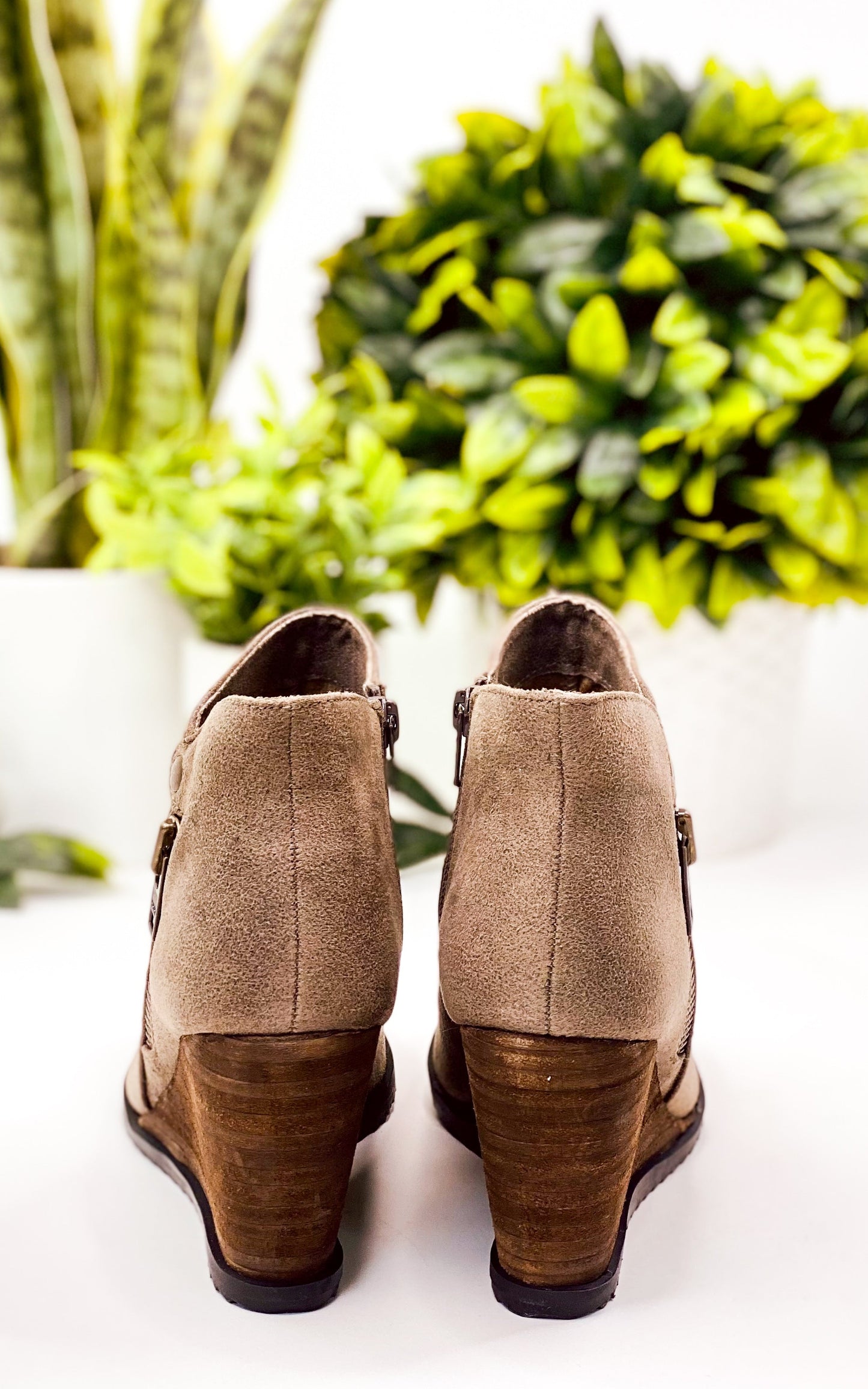 Not Rated Amiel Booties in Taupe