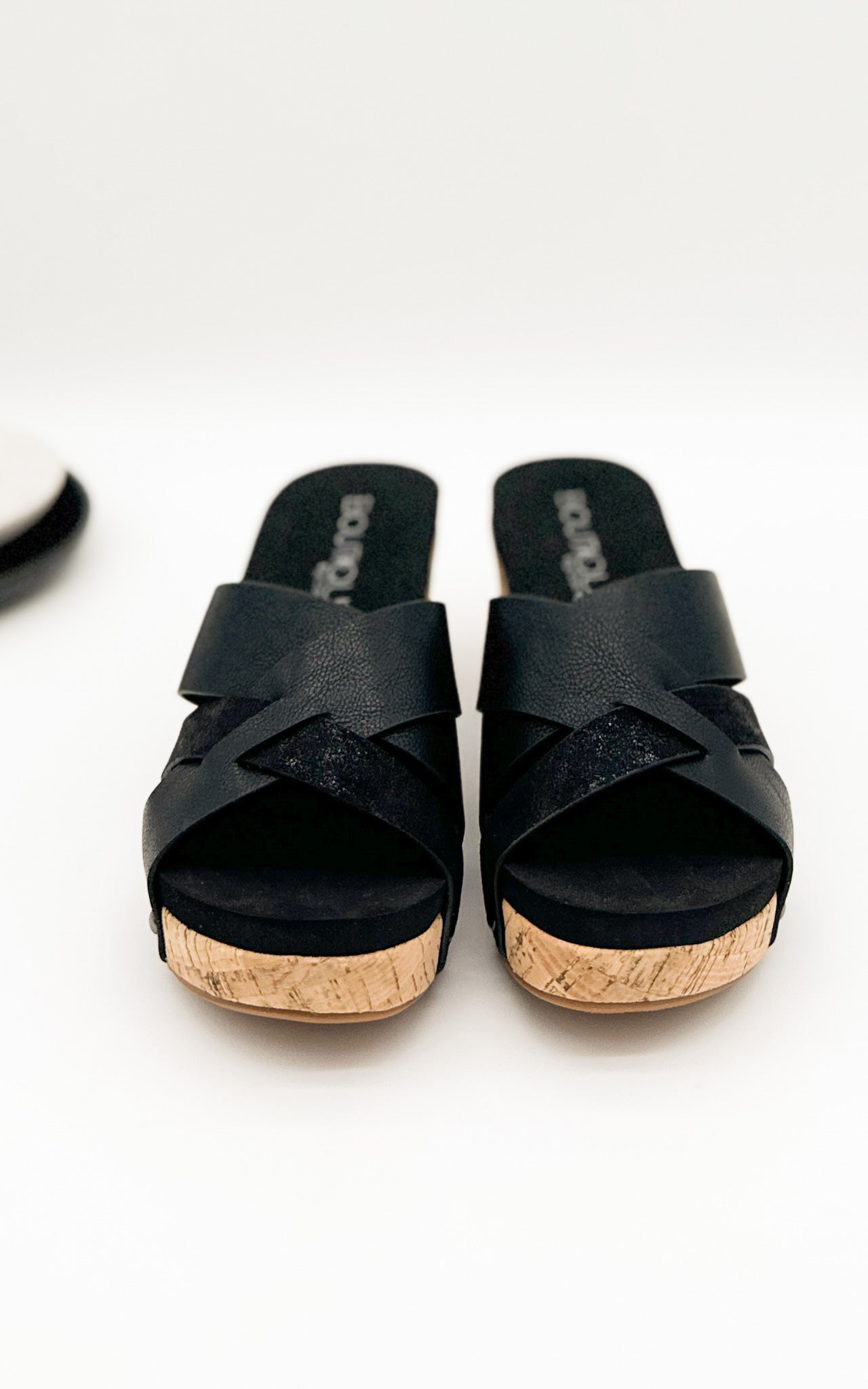 Corkys Amuse Wedge in Black