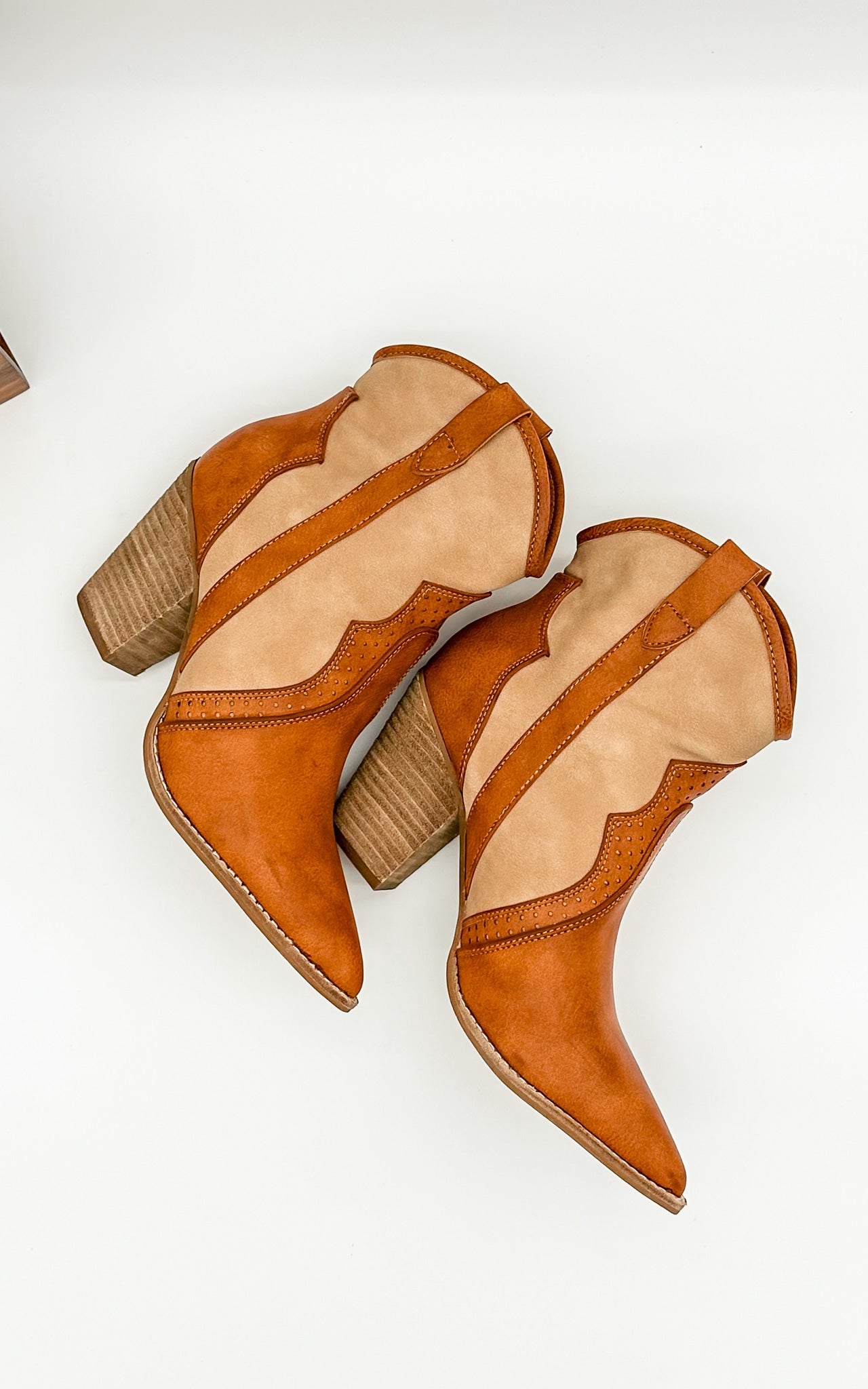 Beast Autumn Booties in Camel
