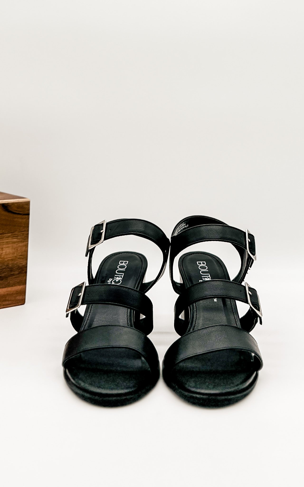 Corkys Banter Heeled Sandal in Black