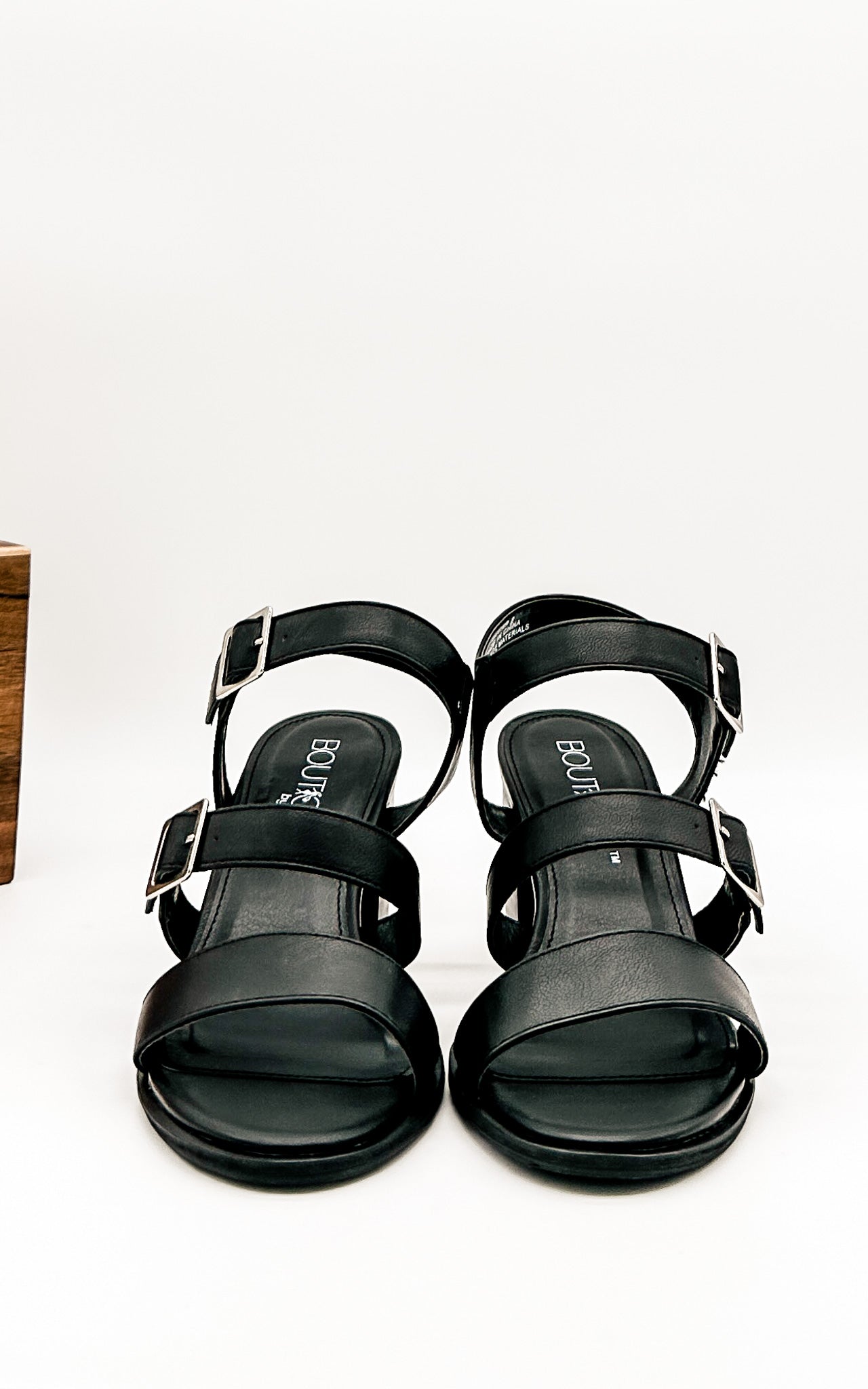 Corkys Banter Heeled Sandal in Black