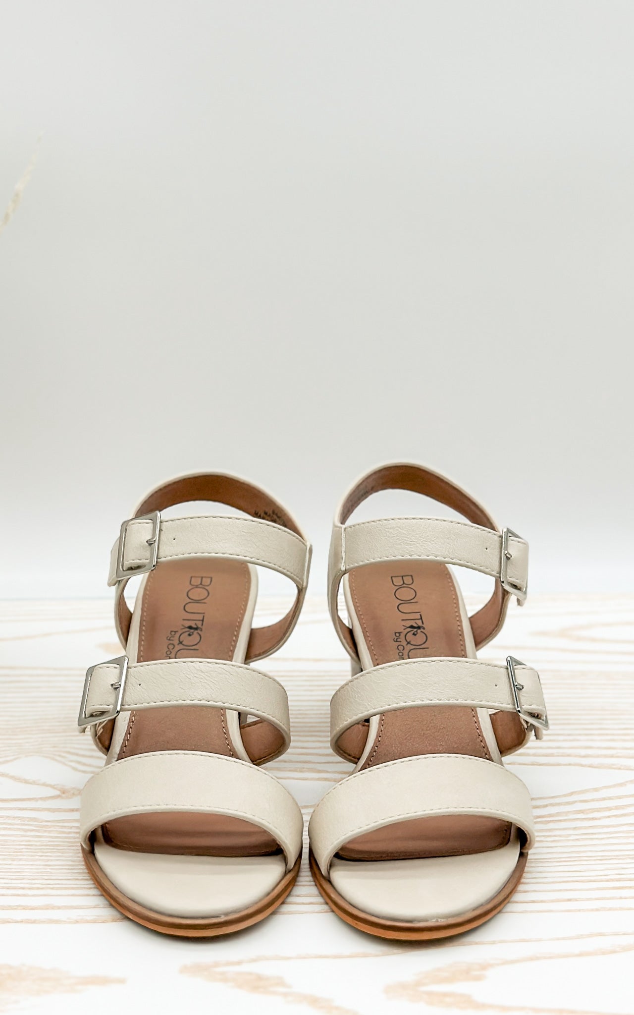 Corkys Banter Heeled Sandal in Cream