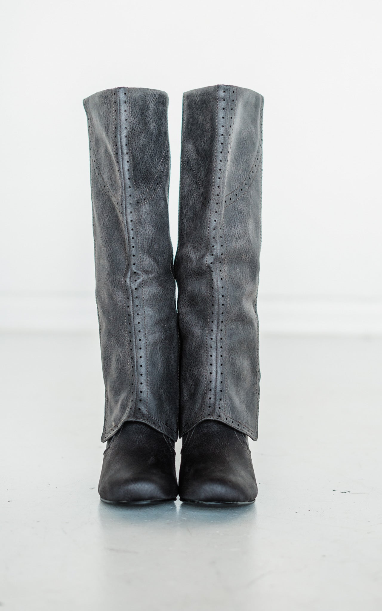 Not Rated B Dad Boots in Charcoal