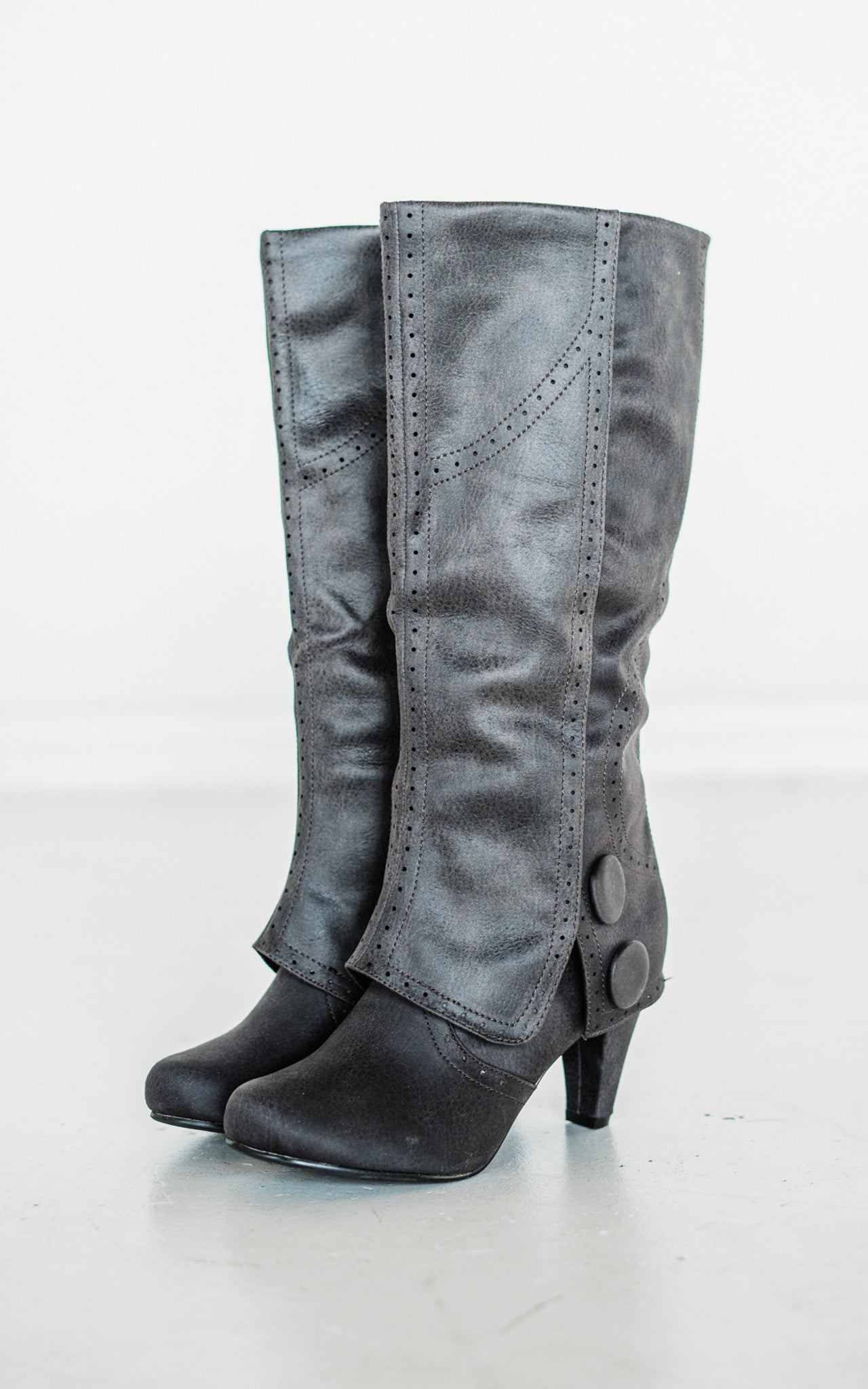 Not Rated B Dad Boots in Charcoal