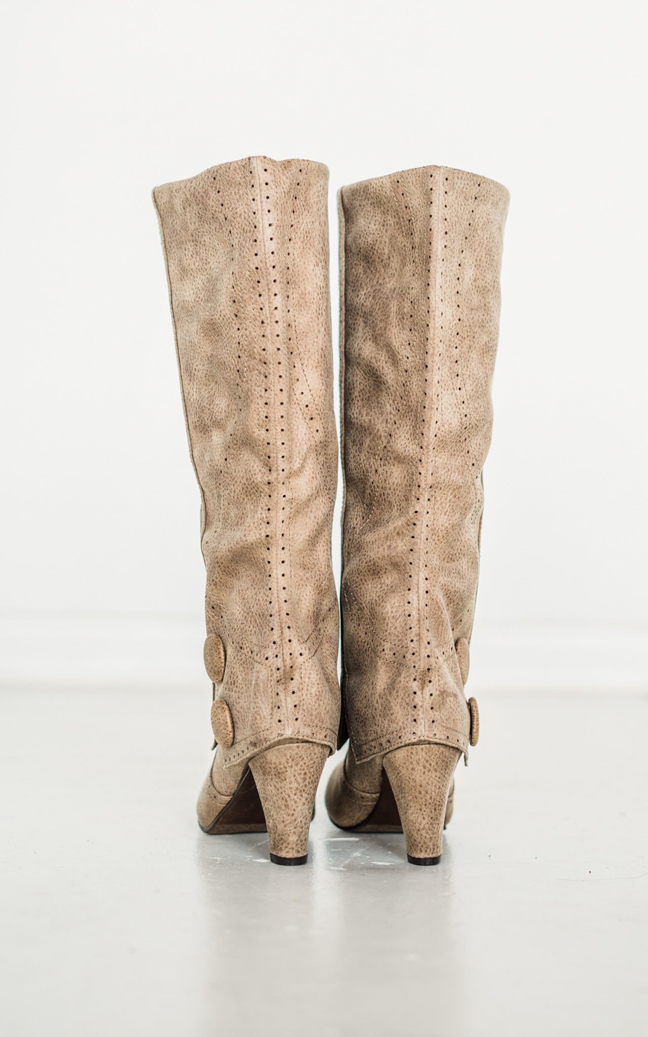 Not Rated B Dad Boots in Taupe