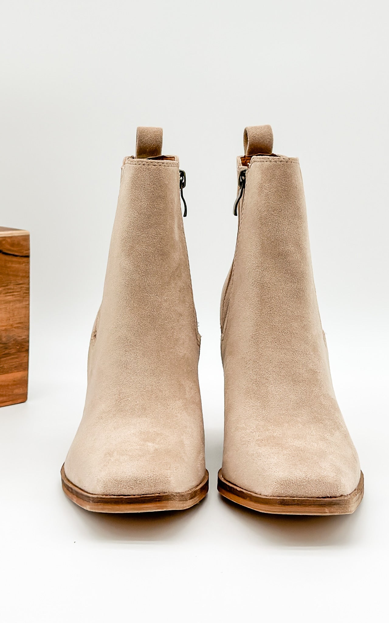 Beast Bronda Booties in Taupe