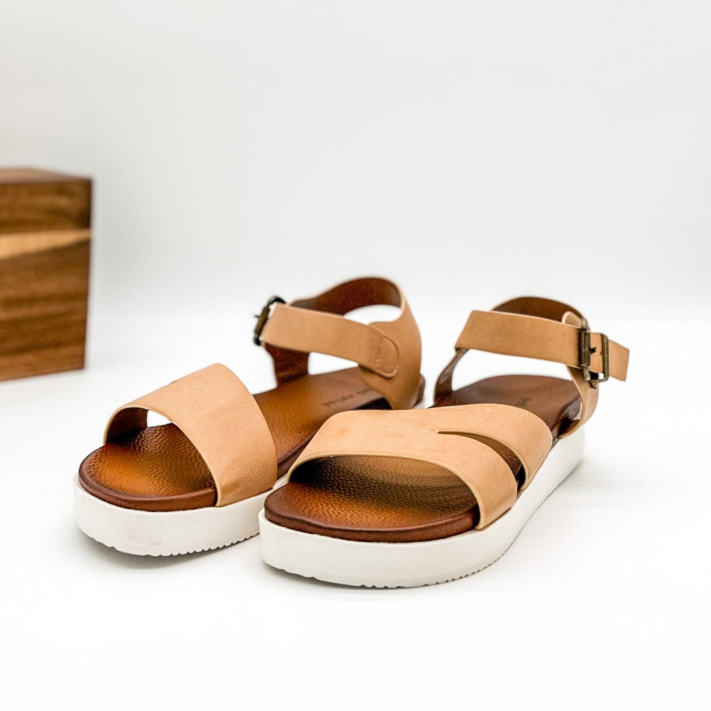 Not Rated Carmel Sandals in Nude