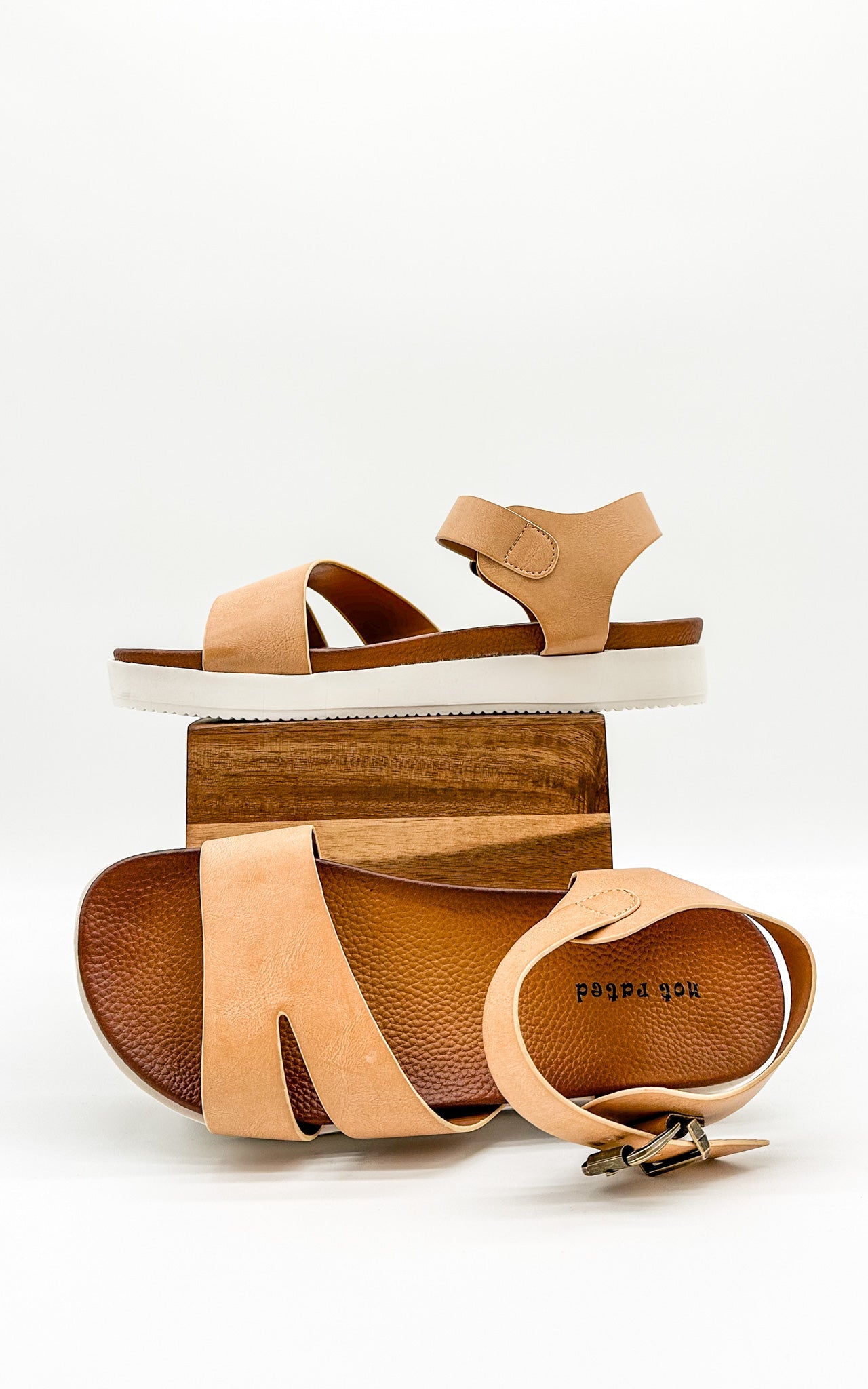 Not Rated Carmel Sandals in Nude