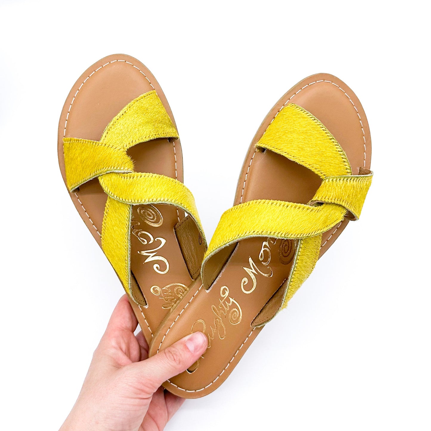 Naughty Monkey Conga Sandal in Yellow