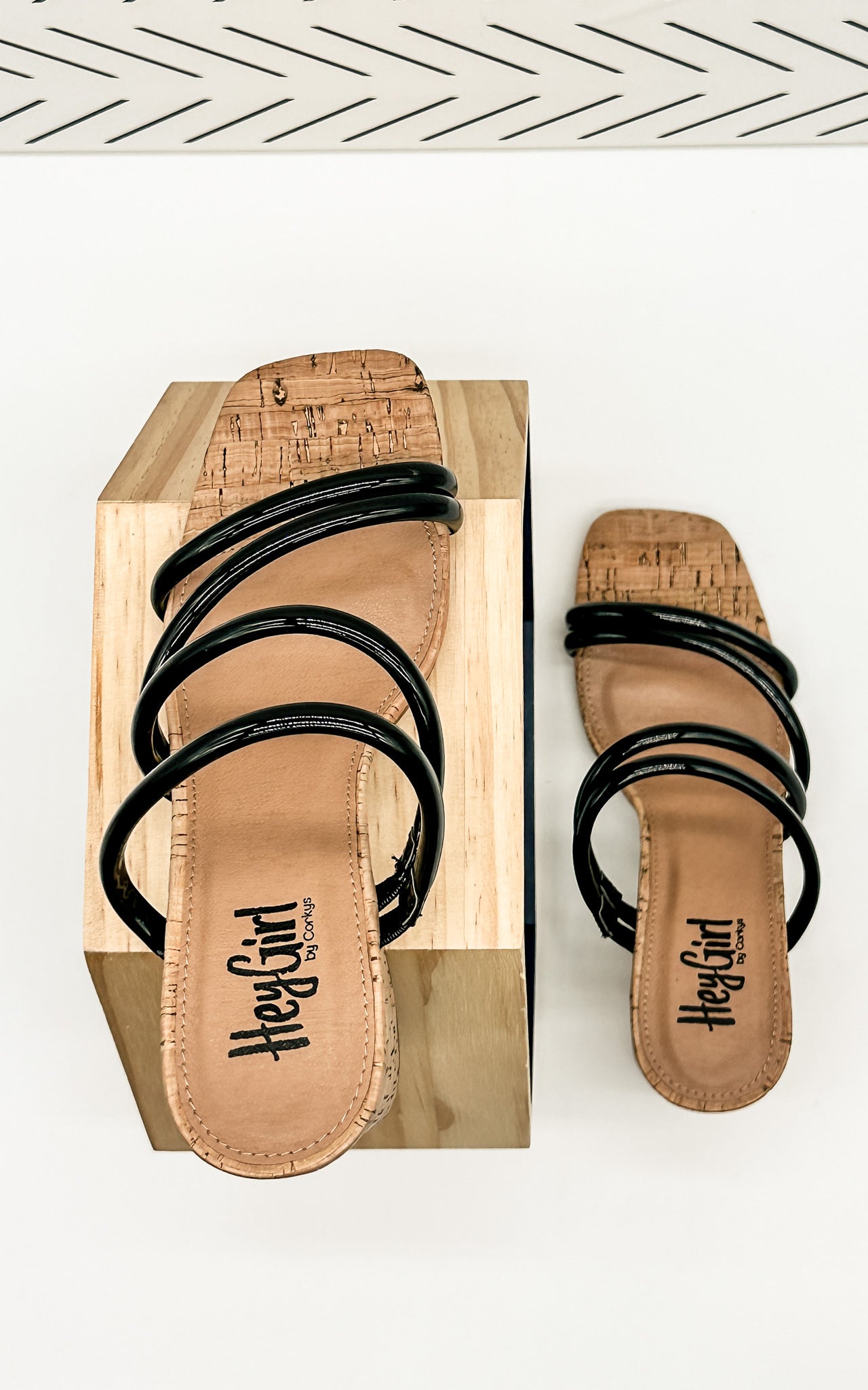 Corkys Dreamy Heeled Sandal in Black