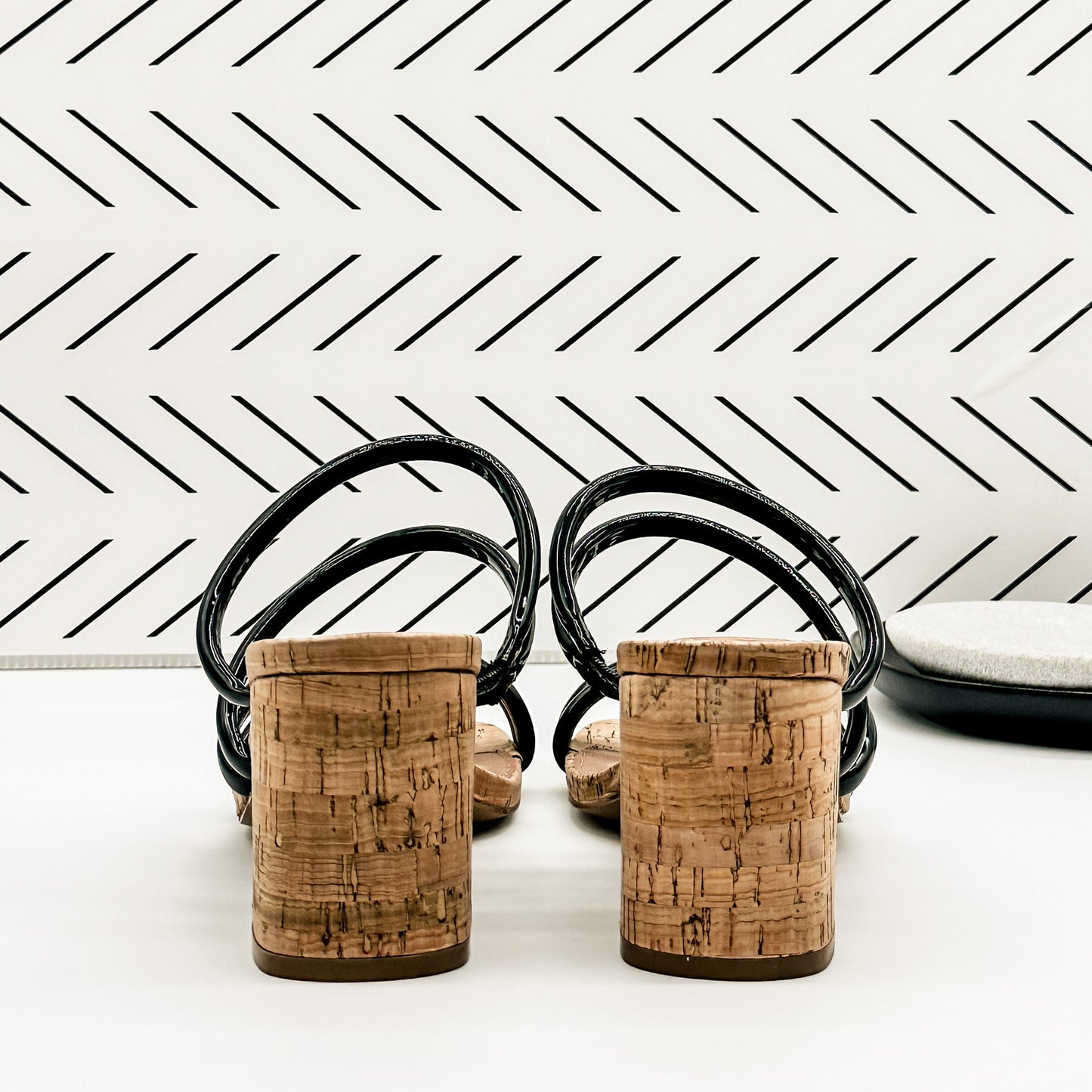 Corkys Dreamy Heeled Sandal in Black