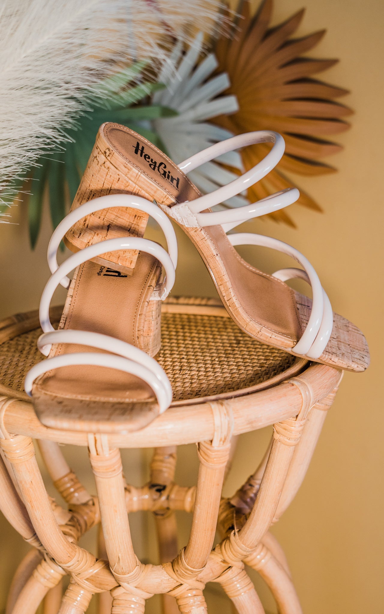 Corkys Dreamy Heeled Sandal in Ivory