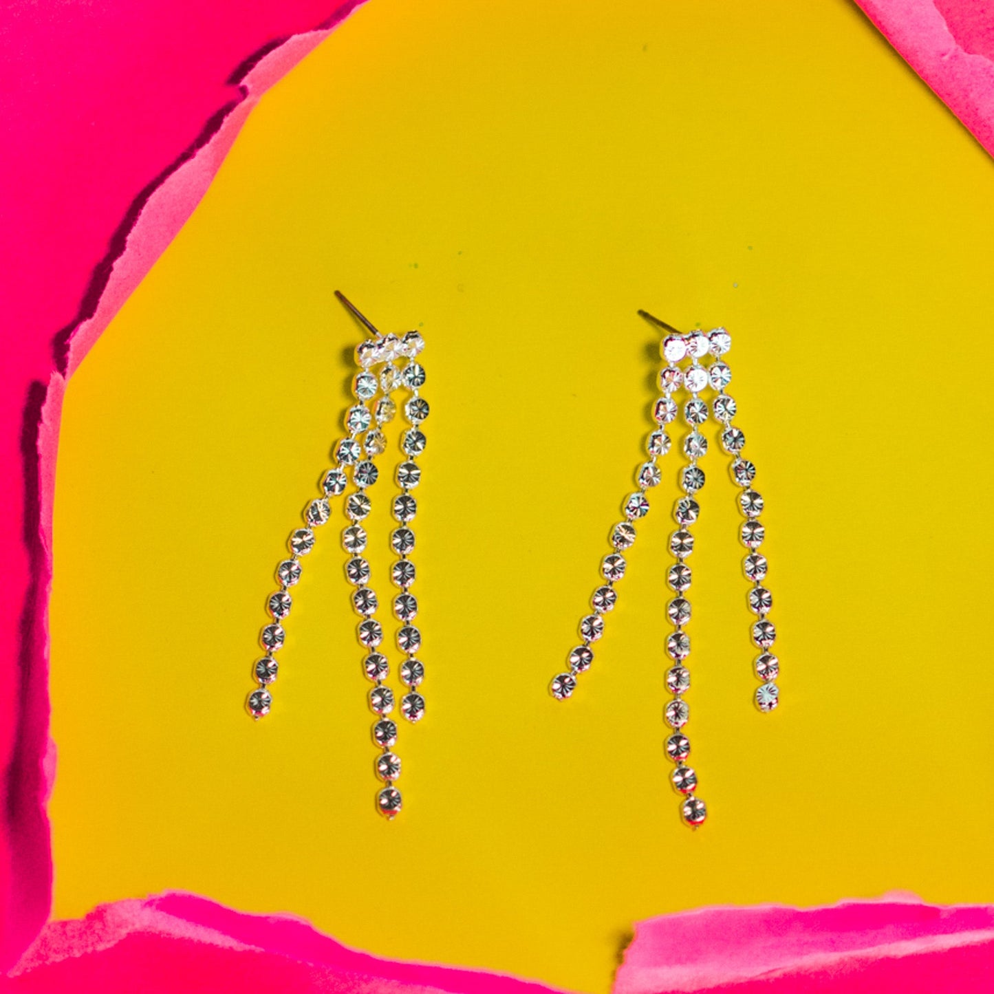Three Strand Post Earrings
