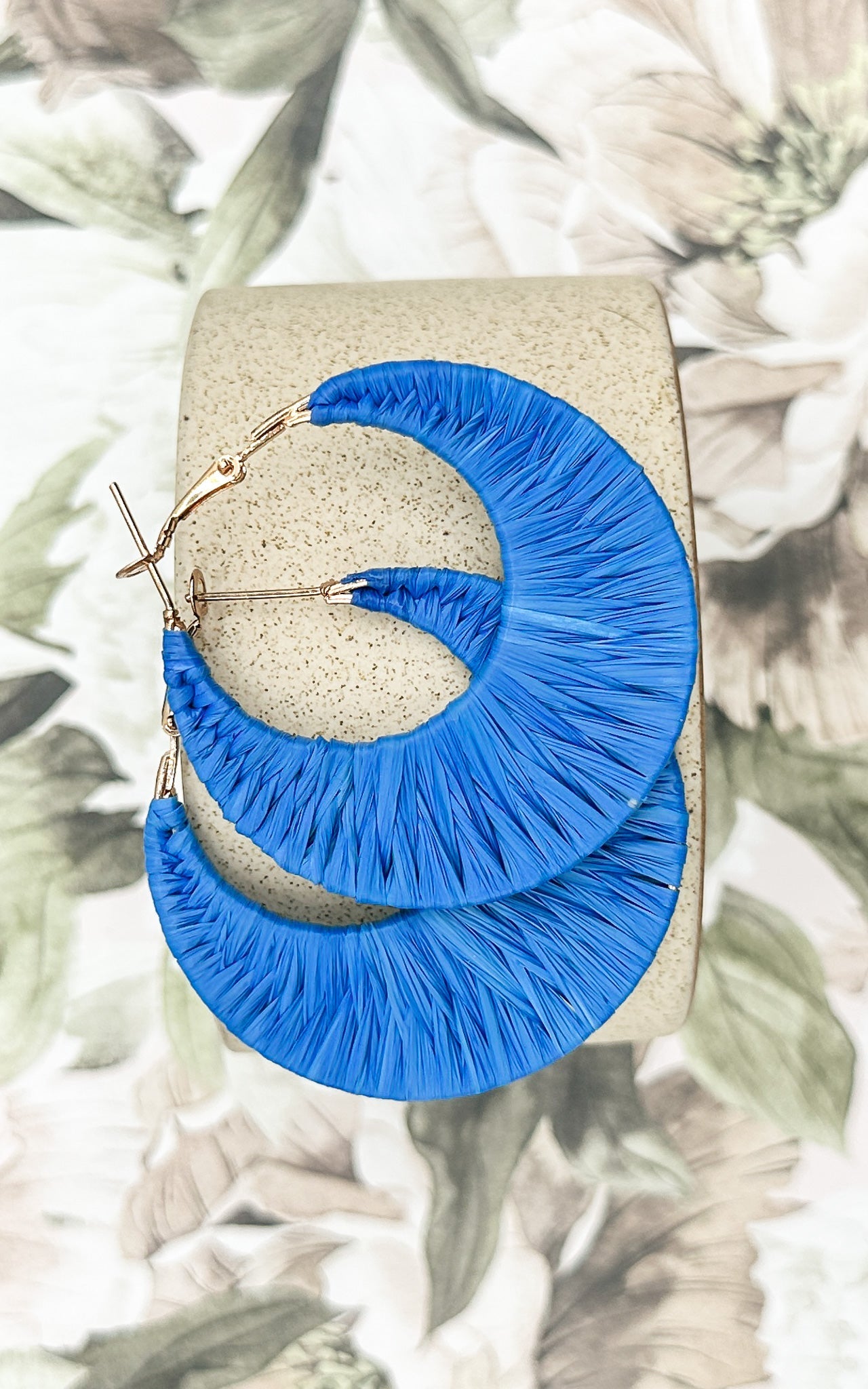 Boho Hoops in Blue