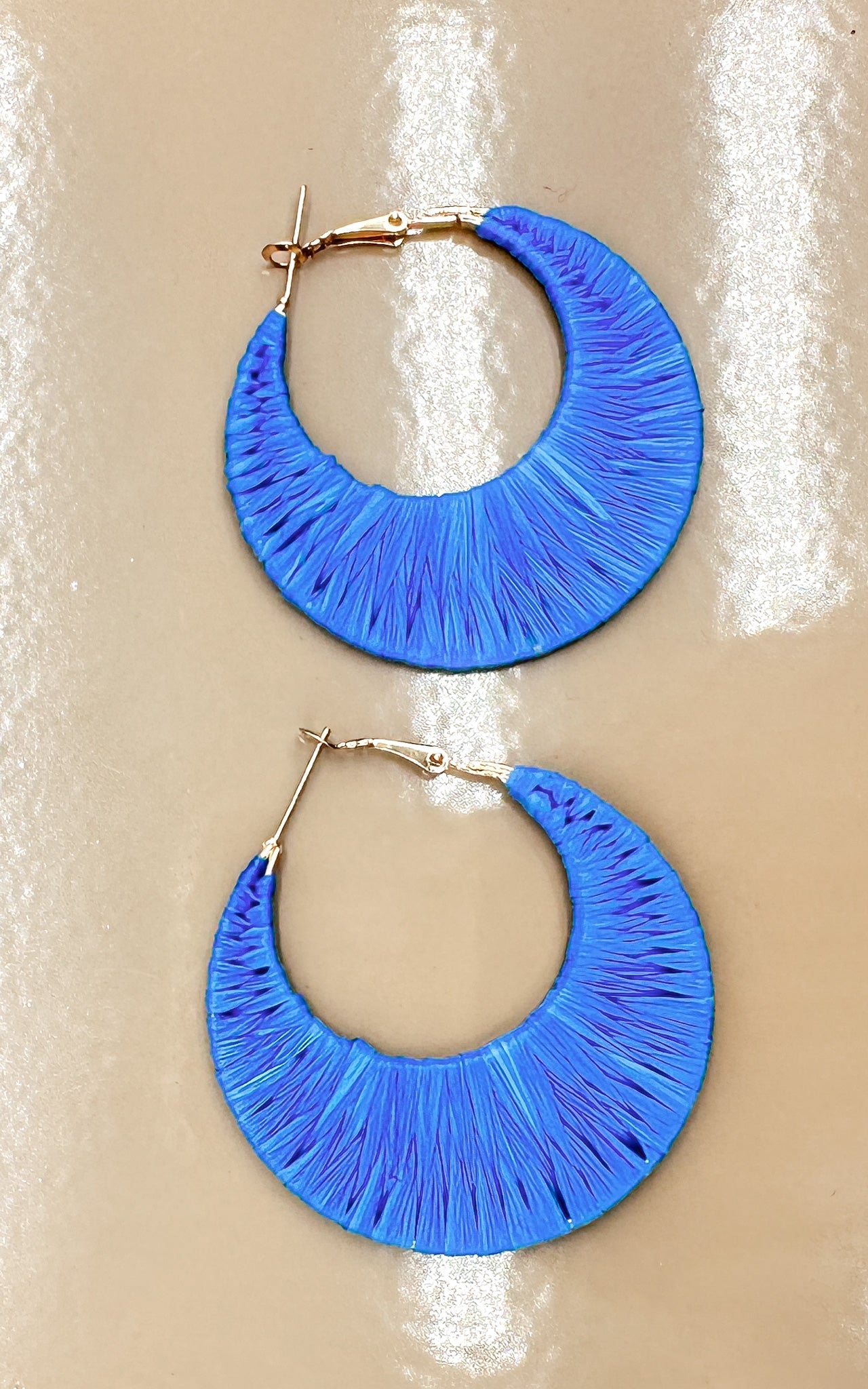 Boho Hoops in Blue