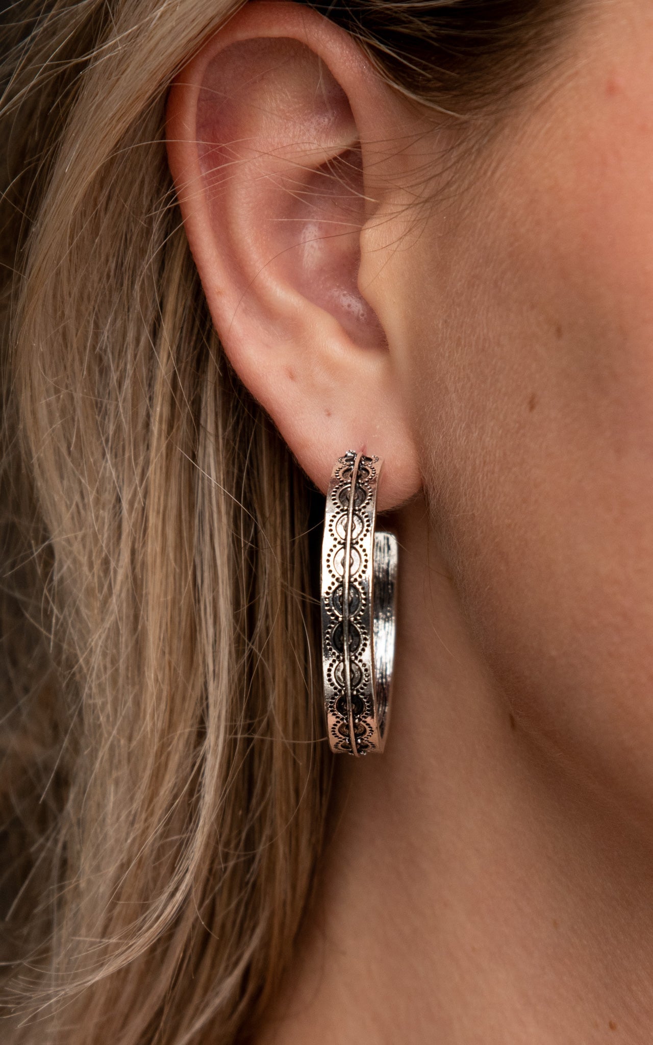 Stamped Hoops