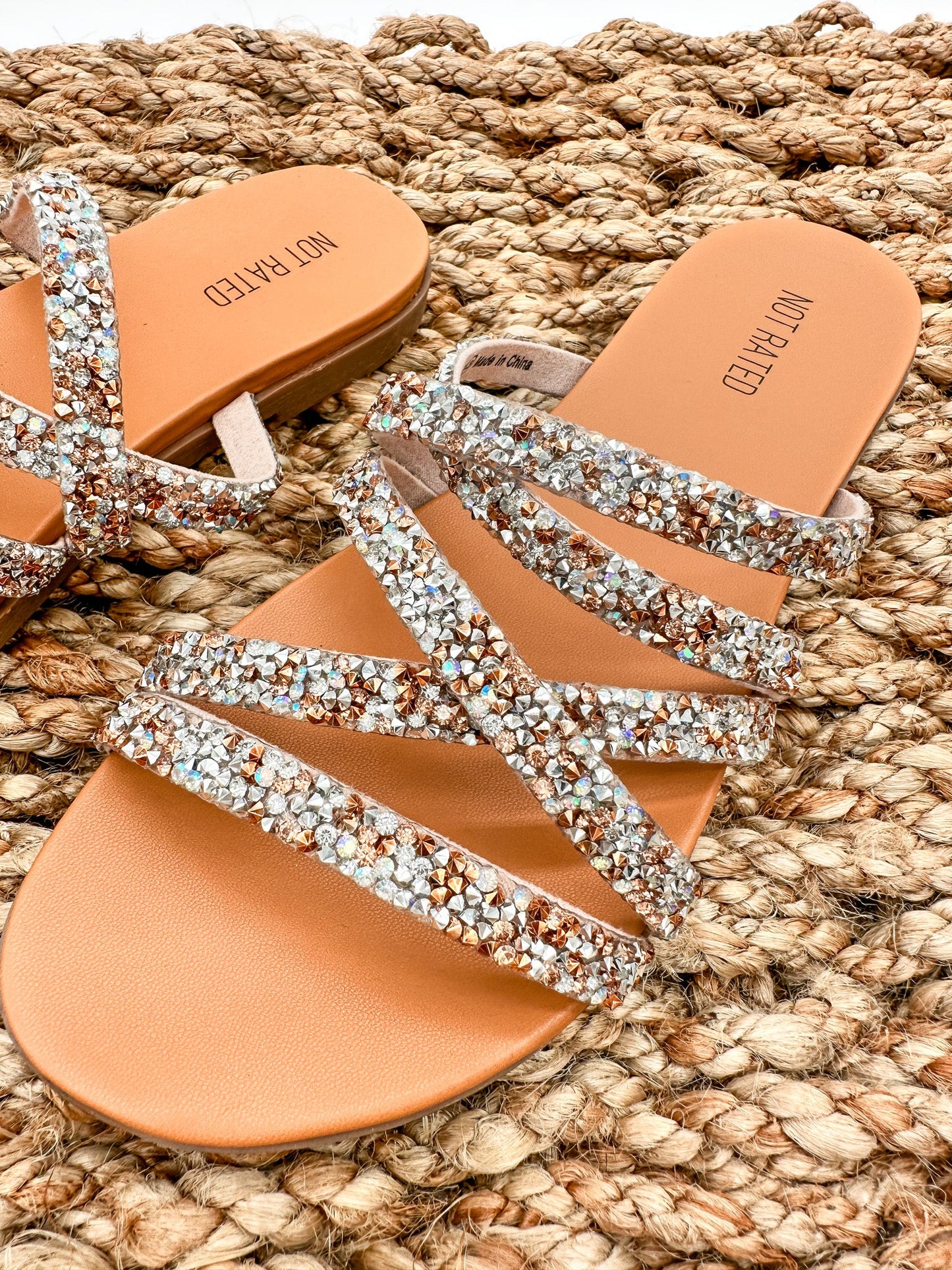 Not Rated Eliana Sandals in Champagne