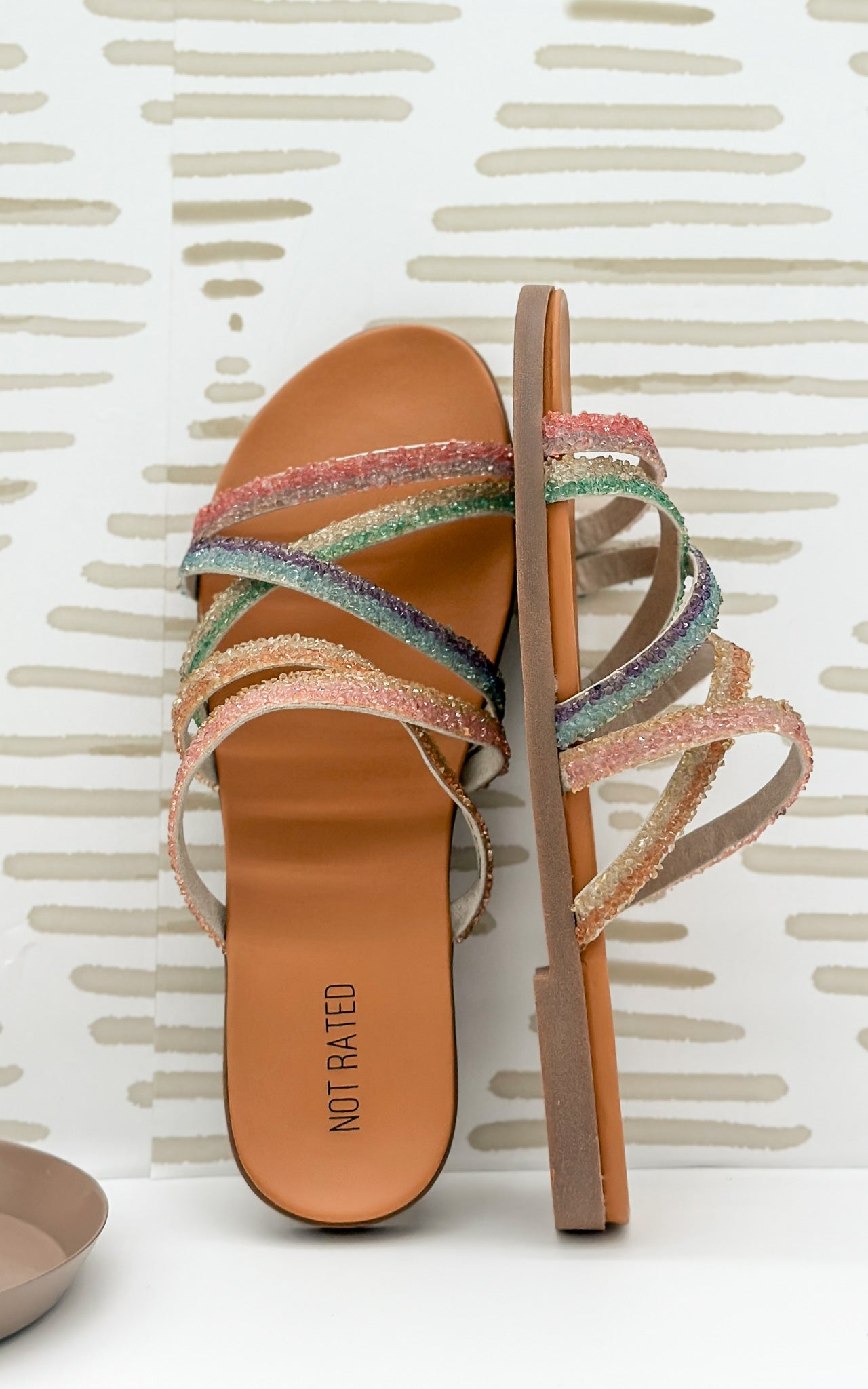 Not Rated Eliana Sandals in Rainbow