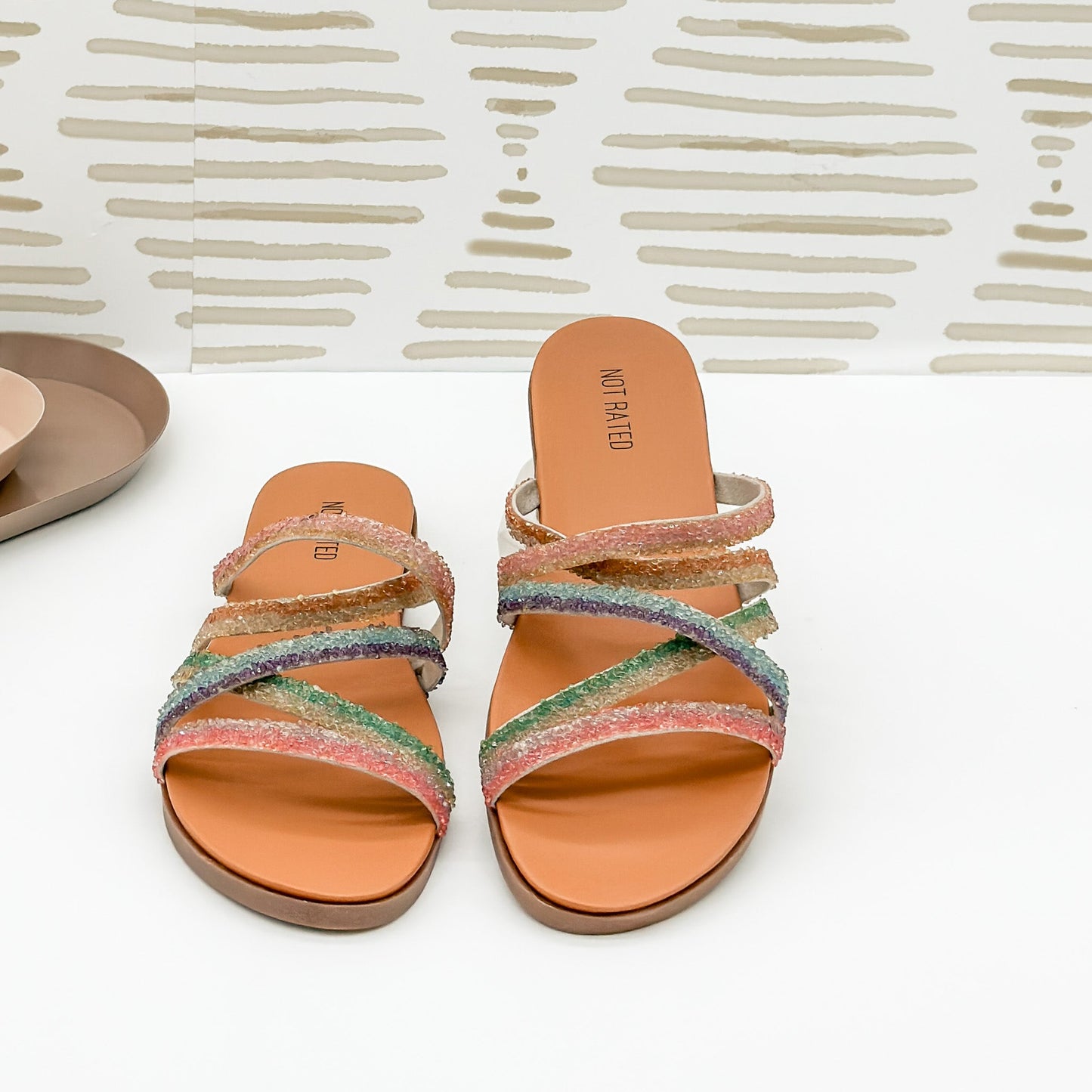 Not Rated Eliana Sandals in Rainbow