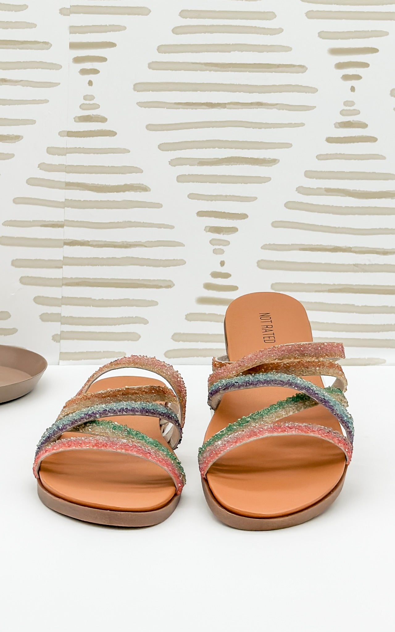 Not Rated Eliana Sandals in Rainbow
