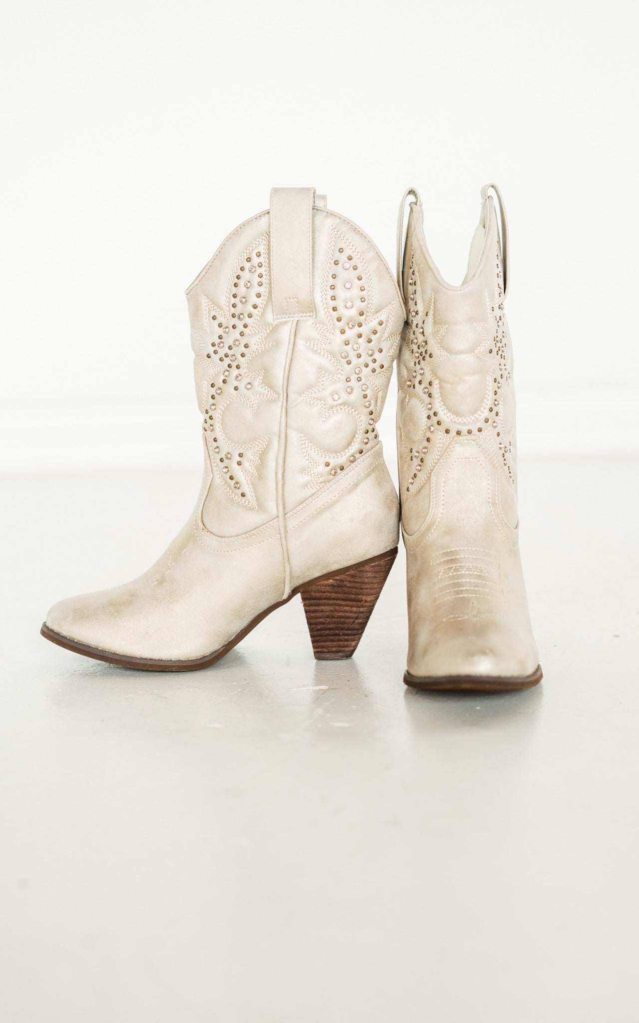 Naughty Monkey Houston Boots in Champagne