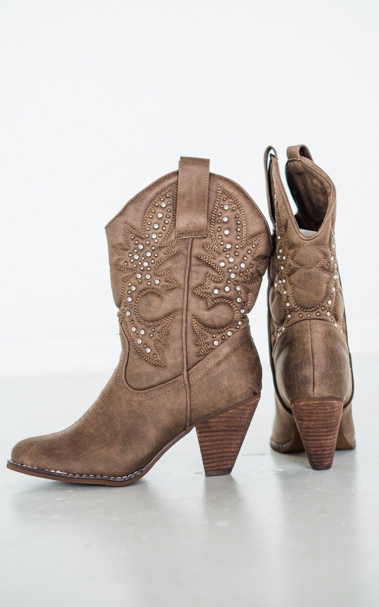 Naughty Monkey Houston Boots in Taupe