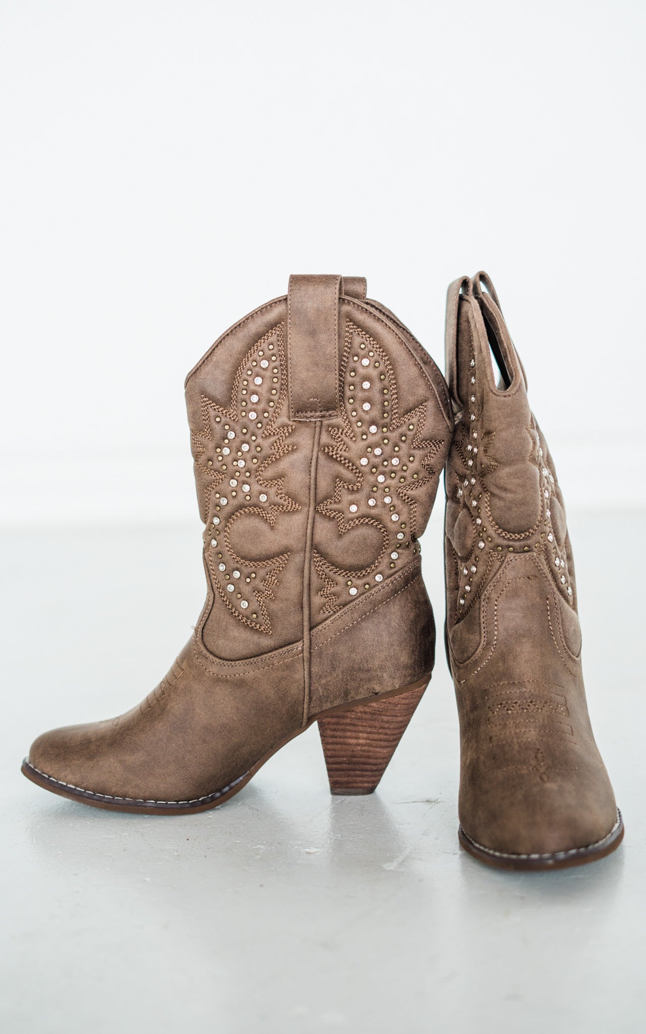 Naughty Monkey Houston Boots in Taupe
