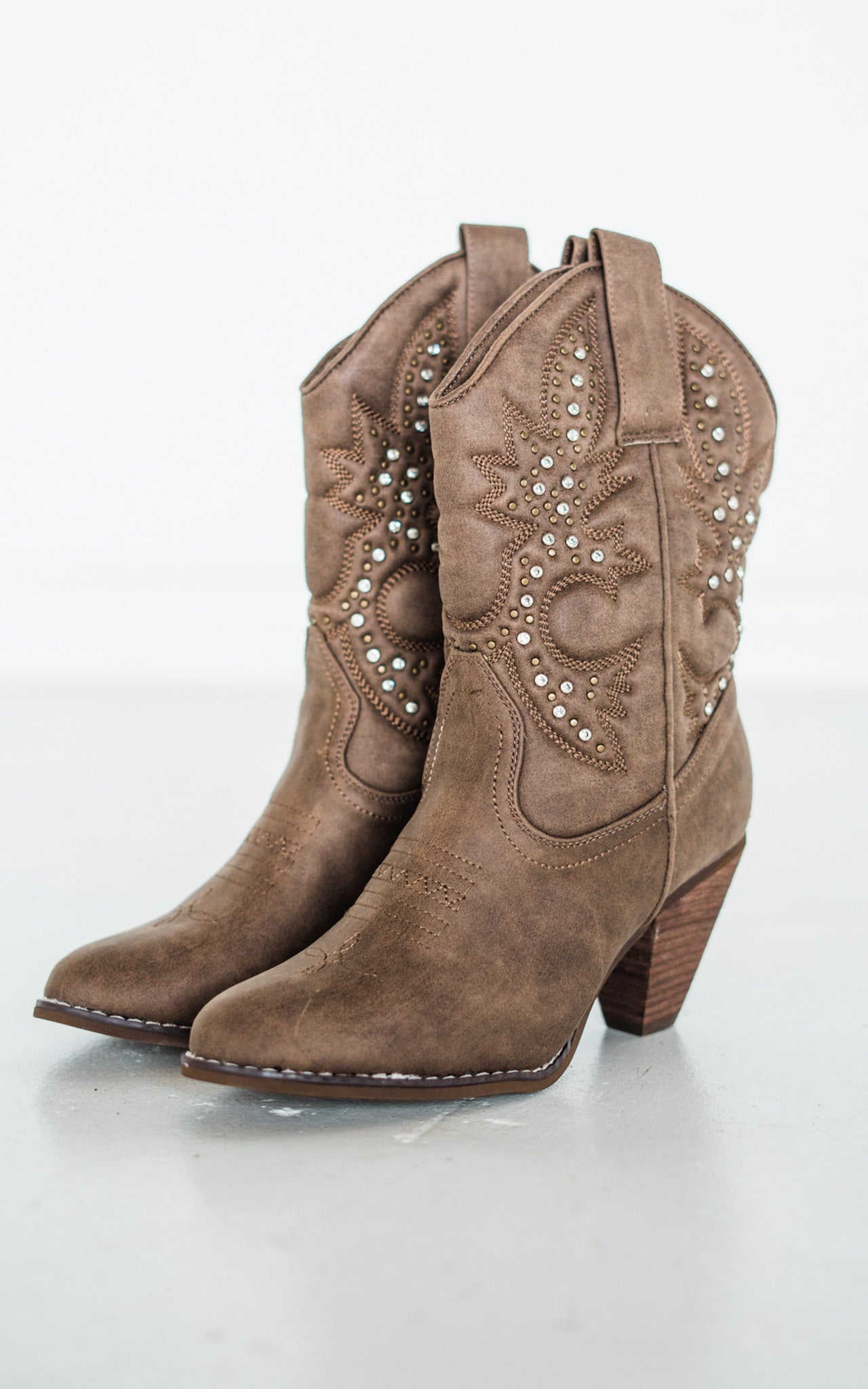 Naughty Monkey Houston Boots in Taupe