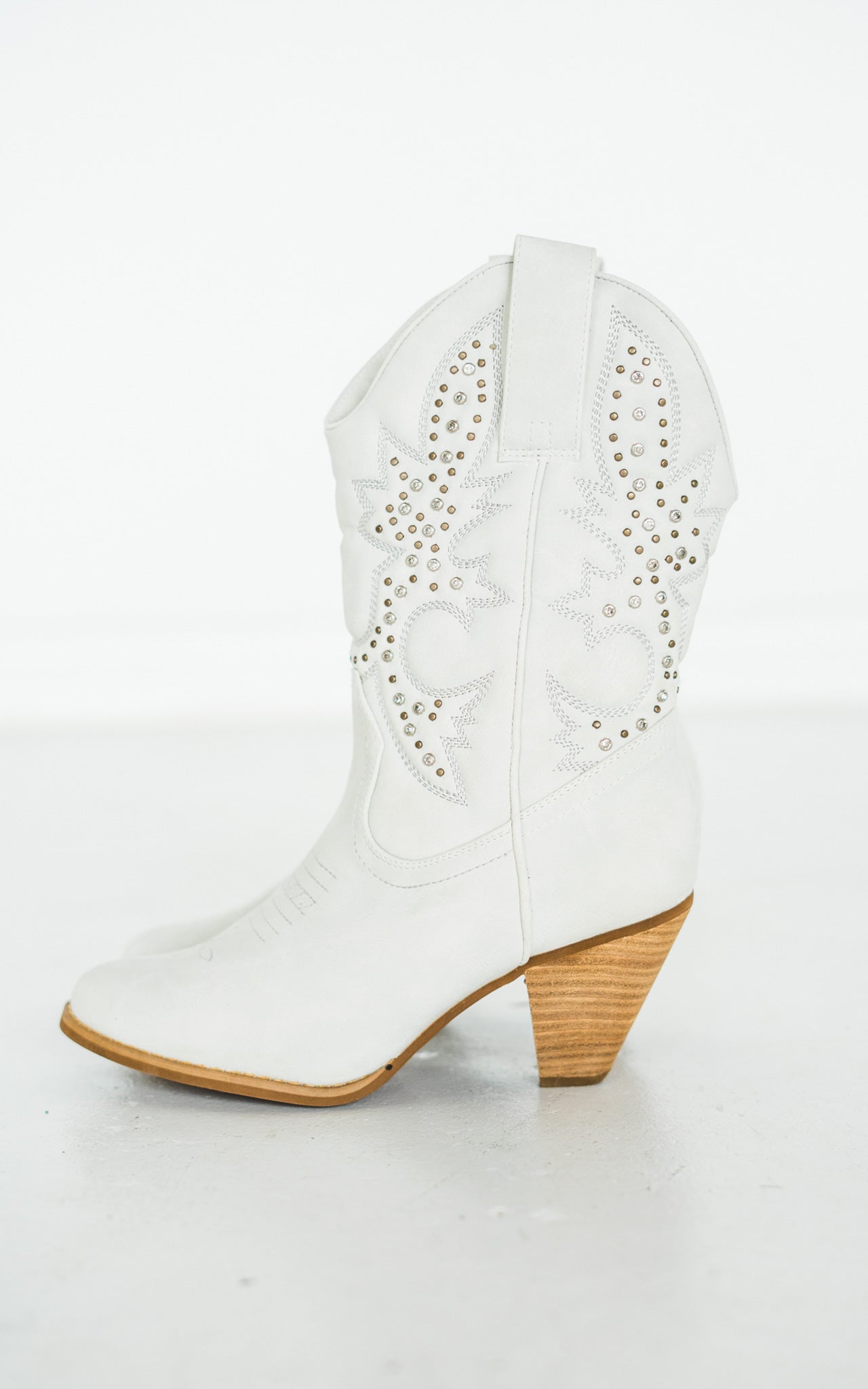 Naughty Monkey Houston Boots in White
