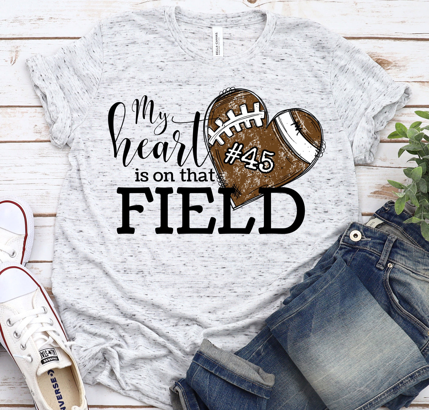 CUSTOM HEART ON THE FIELD
