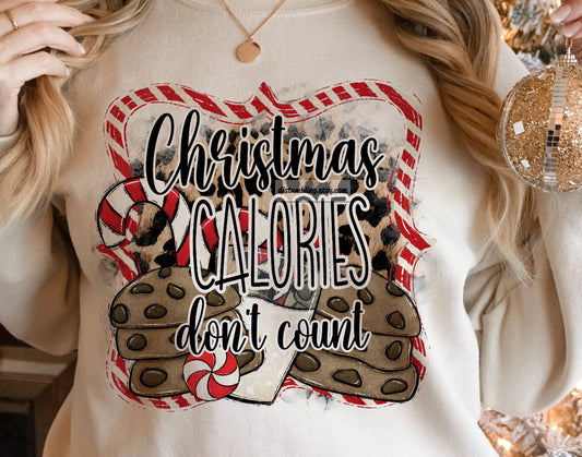 Christmas Calories Don’t Count sweatshirt