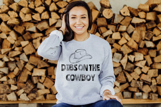 DIBS ON THE COWBOY SWEATSHIRT