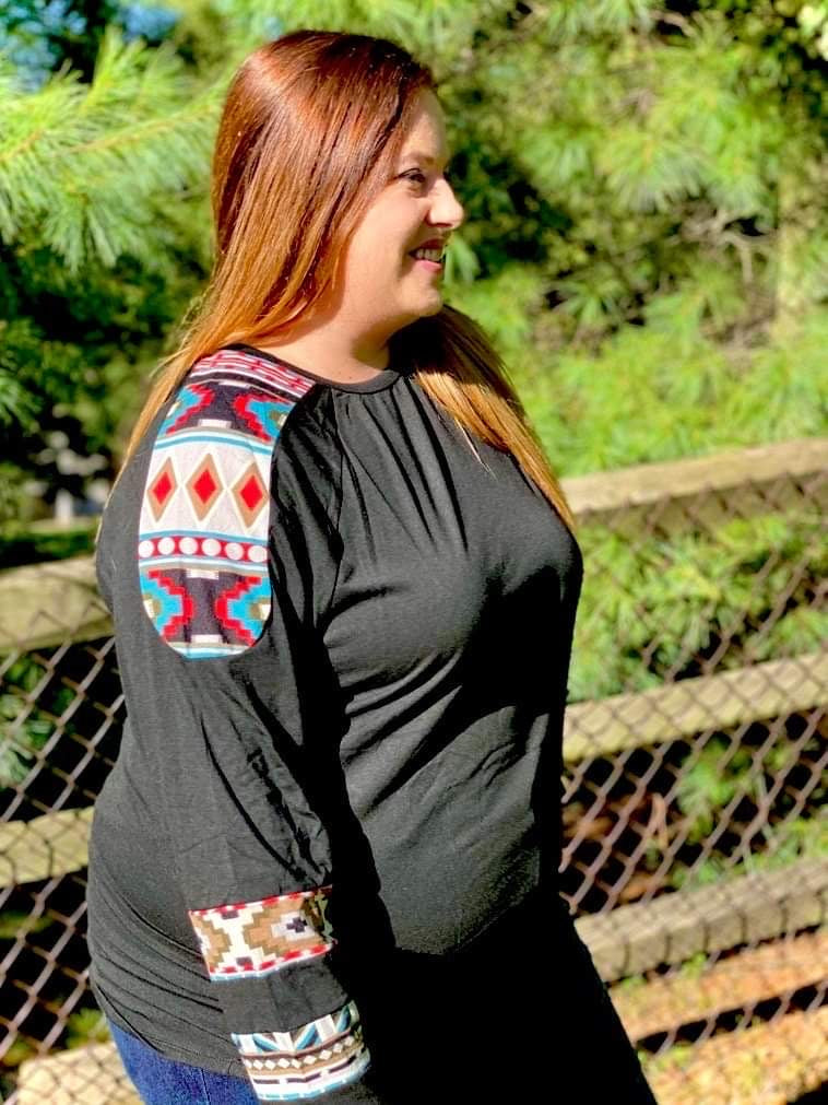 My Fall Aztec Top