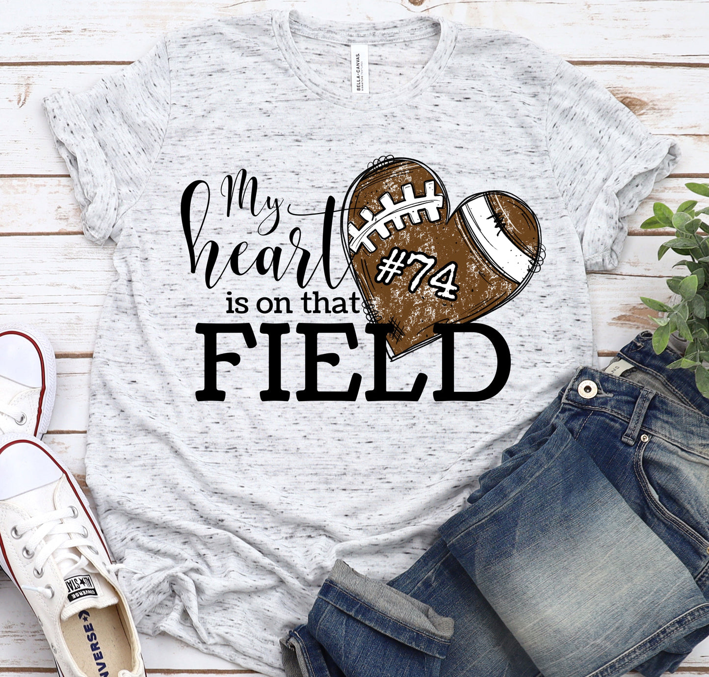 CUSTOM HEART ON THE FIELD