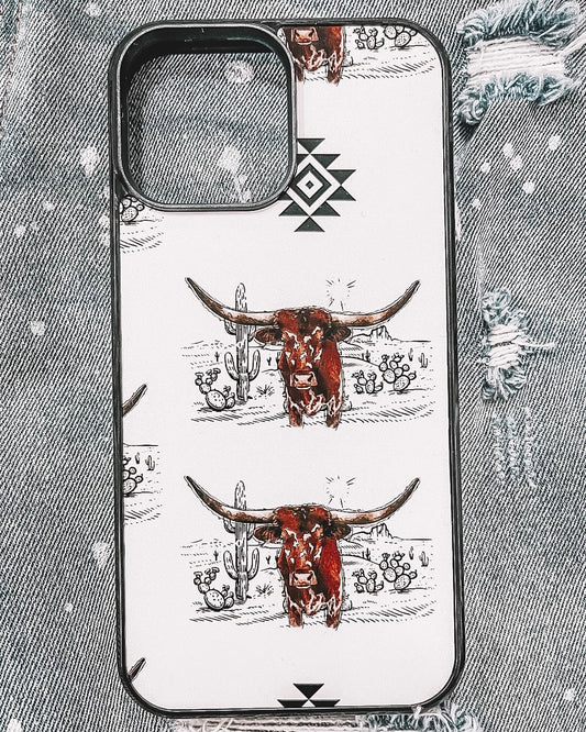 Aztec Longhorn All Size Phone Case