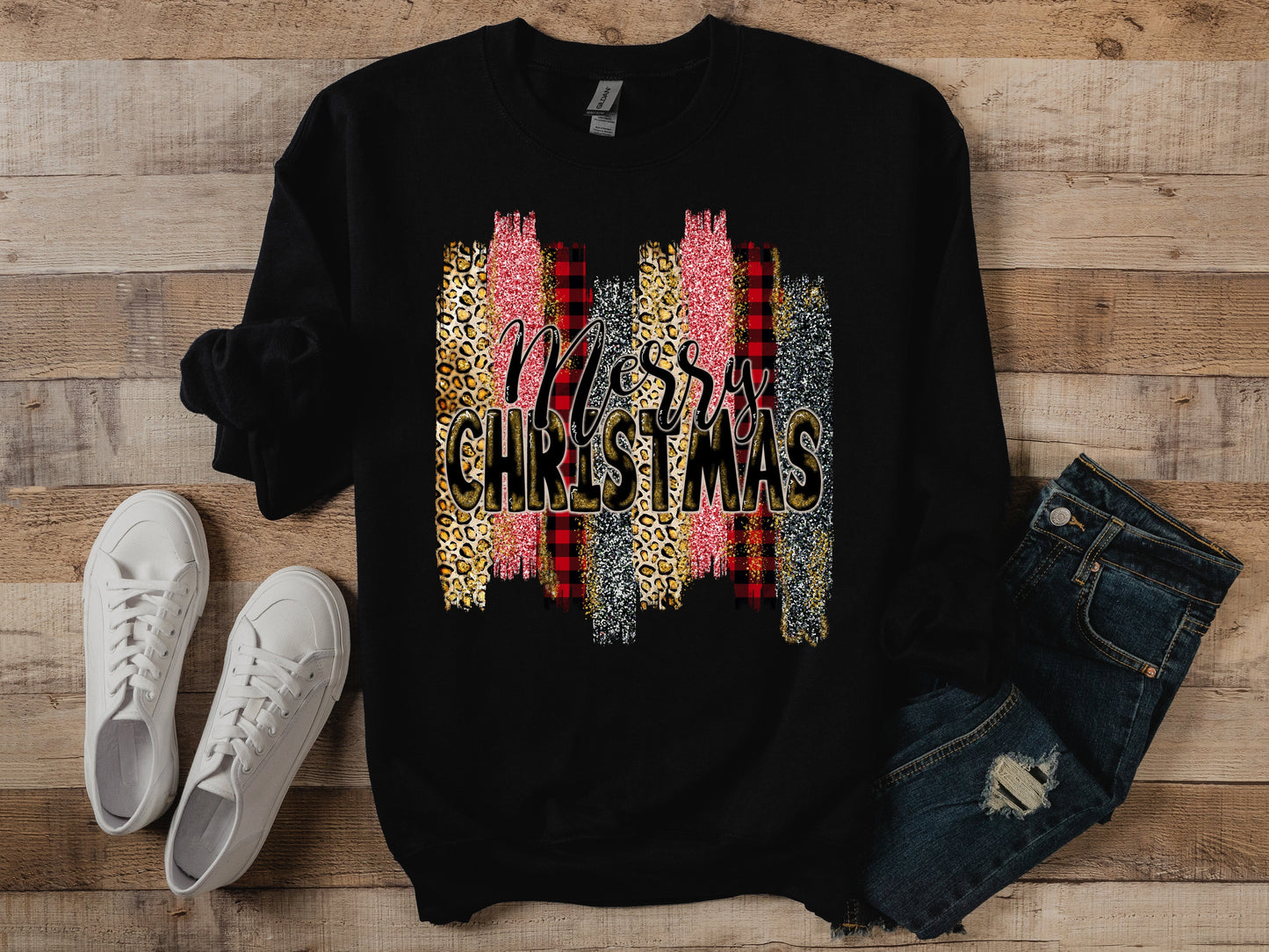 Leopard Sparkly Christmas