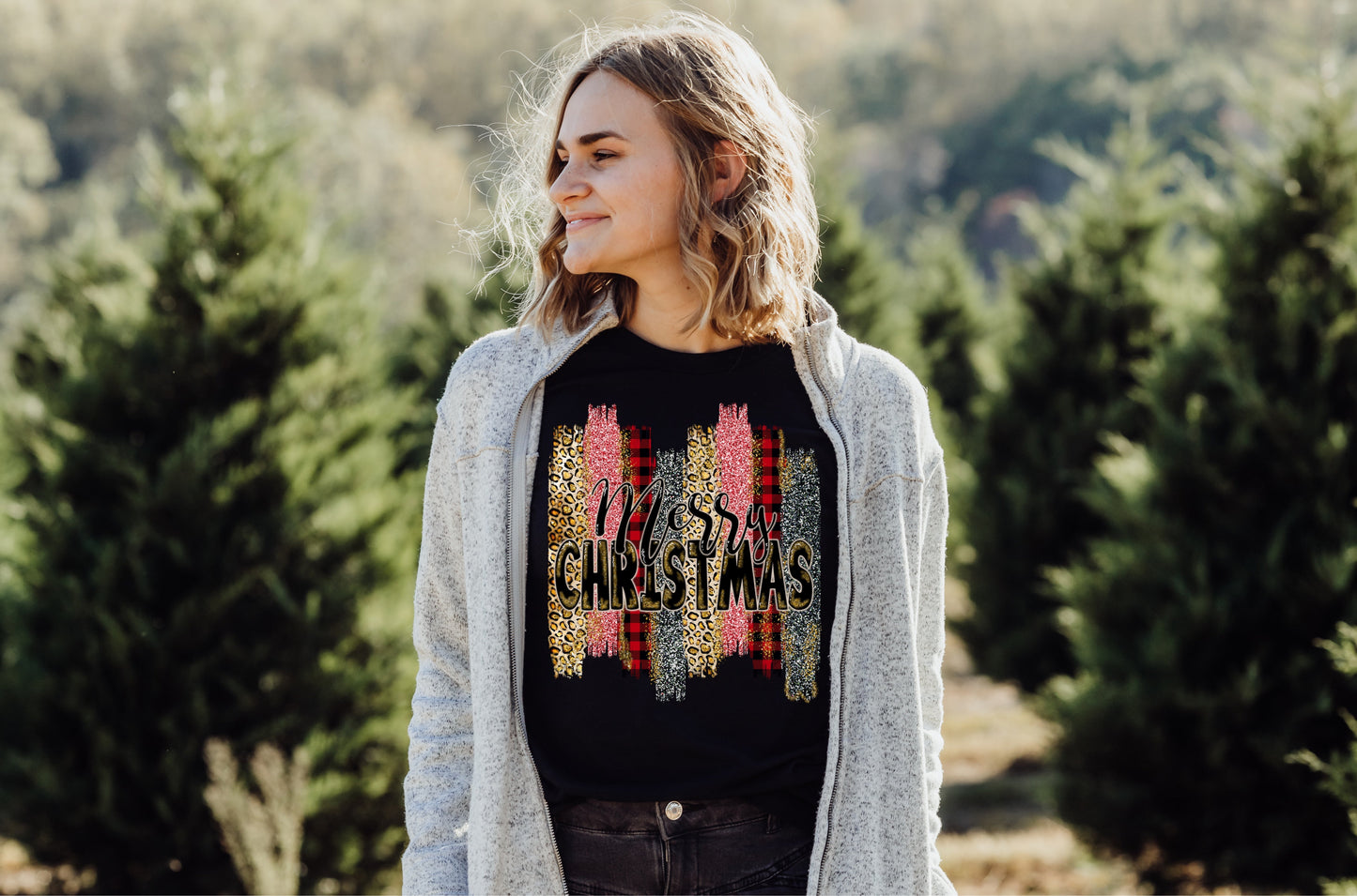 Leopard Sparkly Christmas