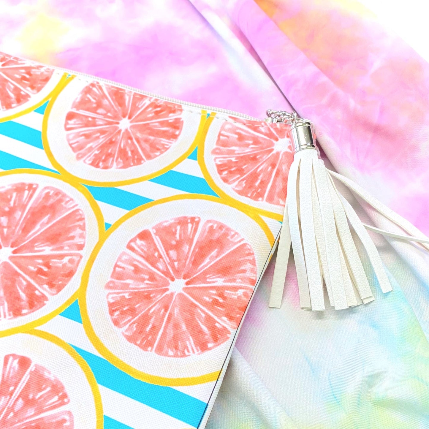 Grapefruit Fun Cross Body Clutch