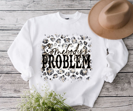 Leopard Somebody’s Problem Sweatshirt