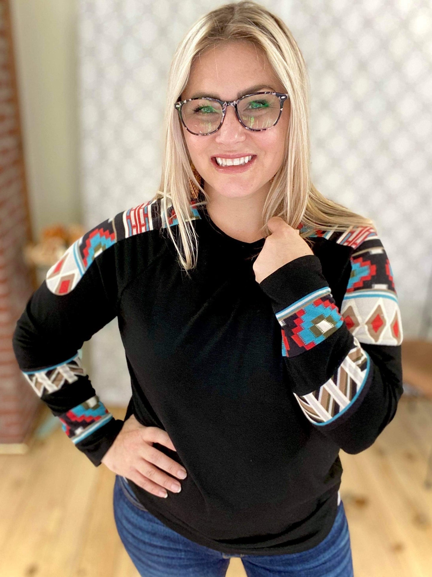 My Fall Aztec Top