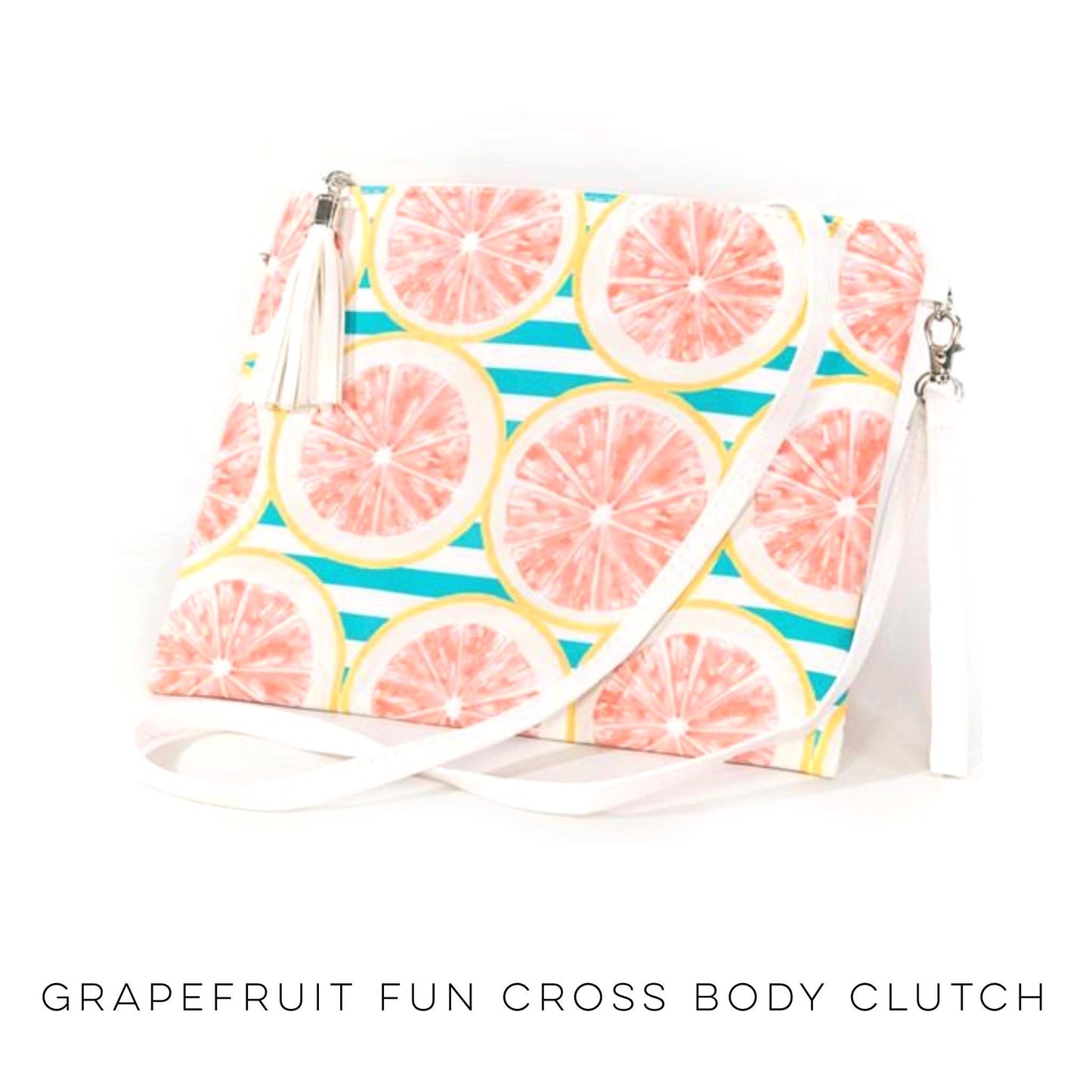 Grapefruit Fun Cross Body Clutch