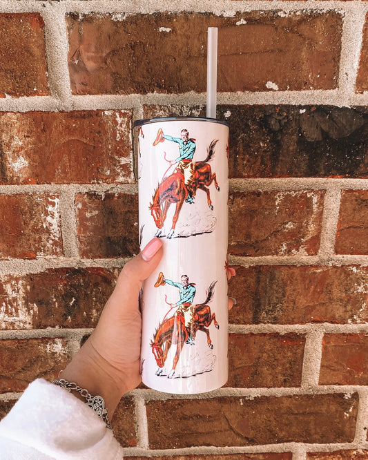 Bronc Rider Tumbler