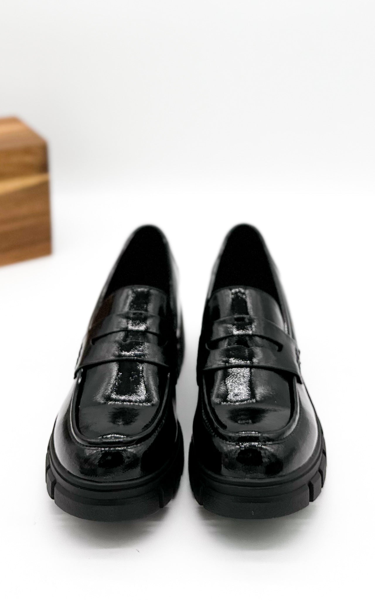 Corkys Keeper Loafer in Black Patent