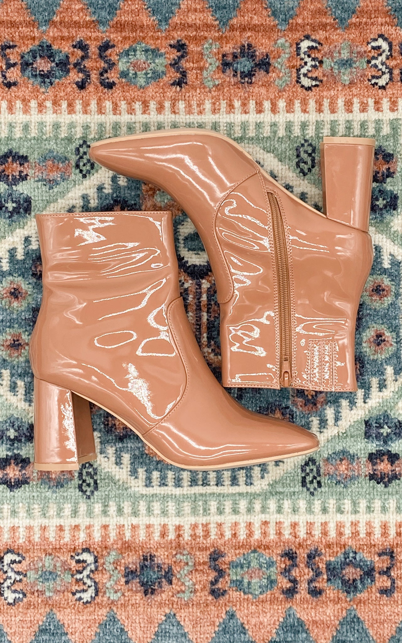 Beast Ketsby Heeled Ankle Boot in Nude